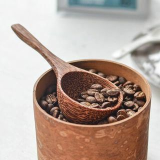 Kopeček na kávu z kokosového dřeva