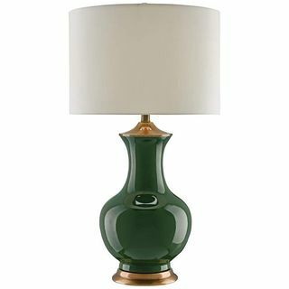 Lilou zelená keramická stolní lampa