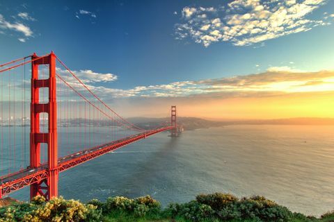 Golden Gate Bridge San Francisco, Kalifornie.