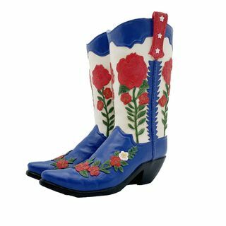 Pioneer Woman Painted Resin Boots