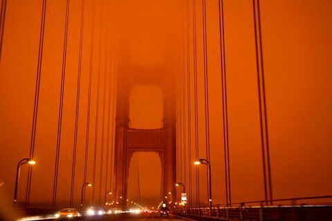 Golden Gate Bridge požáry