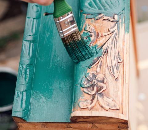 upcycling malování dřevěné zásuvky nebo stolu