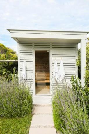 venkovní domácí sauna nápady