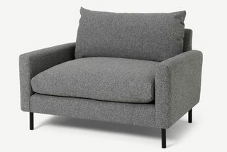 Russo Loveseat, šedá recyklovaná vazba