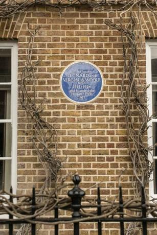 Leonard House - Virginia Woolf - modrý štítek - Richmond - Knight Frank