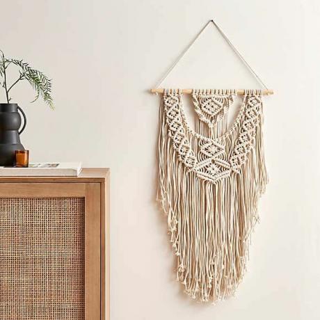 Macrame závěs na zeď