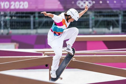 skateboarding Tokio olympijské hry den 3