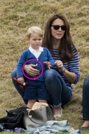 kate middleton na polo zápase