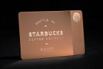 Starbucks prodává své dárkové karty ve výši 200 $