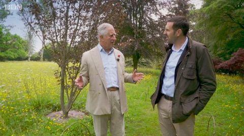 Adam Frost se setkává s princem Charlesem, aby hovořil o otázce biologické bezpečnosti - BBC's Gardeners 'World
