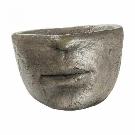 Carianne Head Planter v Pewter