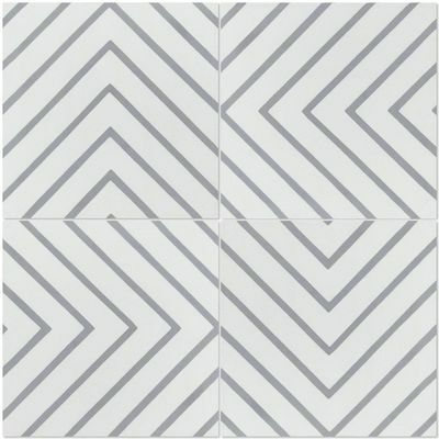 Labyrint 8 palců x 8 palců Cementová ručně vyráběná podlahová a stěnová deska (krabice 16 / 6,96 čtverečních. ft.)
