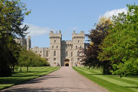 Dlouhá procházka, hrad Windsor