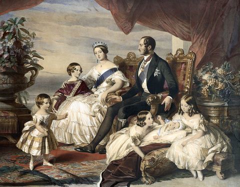 Královna Viktorie a princ Albert s pěti jejich dětmi Frederick Winterhalter