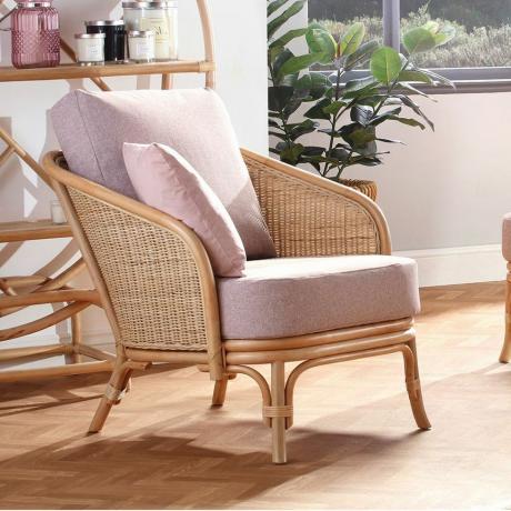 Desser Royal Rattan Cane Lounge Chair