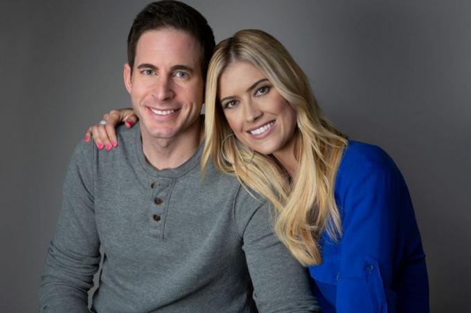 tarek a christina el moussa z portrétního sezení „flip or flop“ hgtv