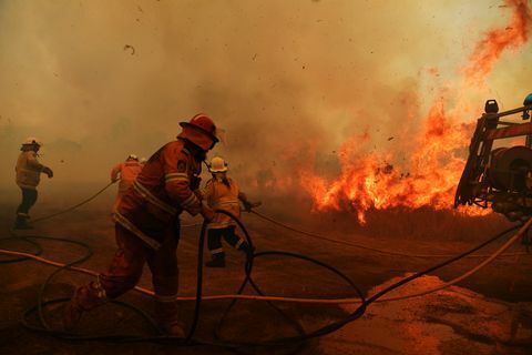 Bushfires i nadále hořet napříč NSW, protože katastrofické požární podmínky jsou snadné