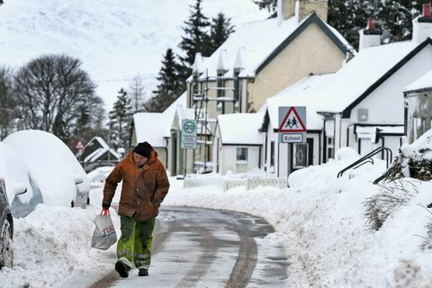 sníh ve Skotsku