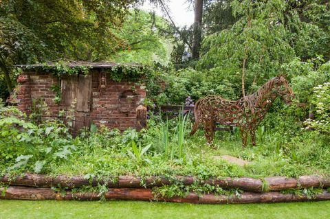 Světová zahrada péče o koně. Autor: Adam Woolcott a Jonathan Smith. Sponzoruje: World Horse Welfare. RHS Chelsea Flower Show 2017