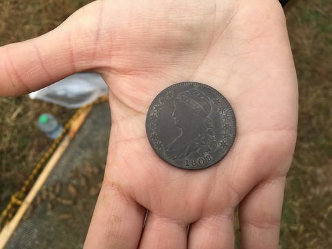 mince nalezená na místě otce harriet tubmanové