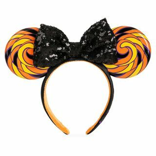 Čelenka na uši Minnie Mouse se sekerým lukem - Halloween Candy