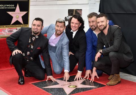 NSYNC poctěn hvězdou na hollywoodském chodníku slávy