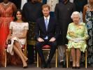 Královna jemně uvedla královského východu prince Harryho a Meghan Markle ve svém posledním projevu