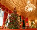 Vánoční výzdoba hradu Windsor vzdává hold královně Viktorii a princi Albertovi
