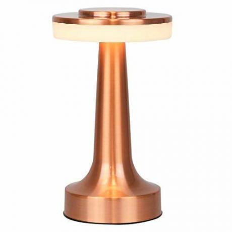 Přenosná stolní LED lampa O'Bright (růžové zlato)