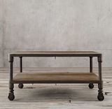 Dutch Industrial Square Coffee Table 