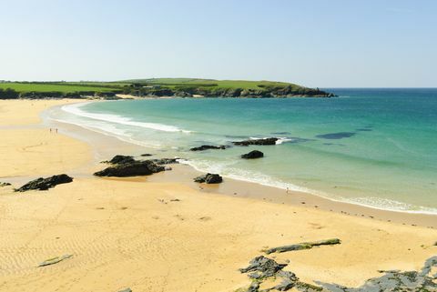 Harlyn Bay, Cornwall, Velká Británie