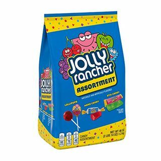 Lollipops Jolly Rancher, tvrdé bonbóny a bonbóny s příchutí ovoce Stix, taška 46 oz