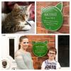 Zelené plakety instalované na domech na počest nejúžasnějších domácích zvířat ve Velké Británii