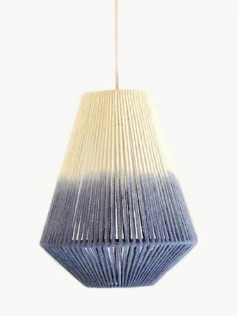 Dip-dye Strand Lighting od Janie Knitted Textiles - indigo