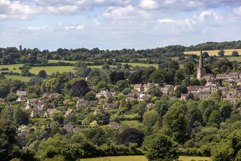 Painswick, Gloucestershire, The Cotswolds, Velká Británie