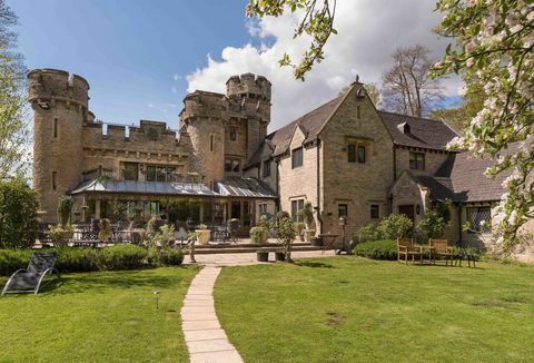Bath Lodge Castle - Norton St Philip - Savills - zahradní zahrada