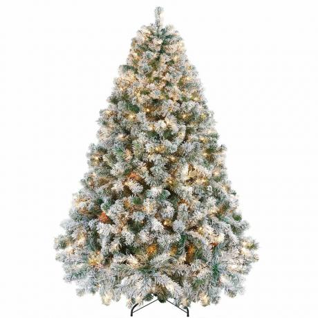 6 stop předsvícený umělý vánoční stromek