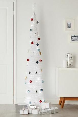 6 stop Trevalli White pop up Předsvětlený umělý vánoční stromek