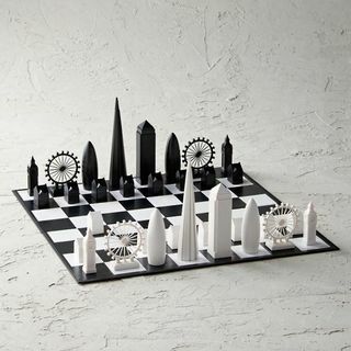 Akrylová šachová sada Skyline 
