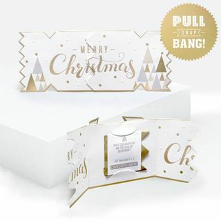 Balení šesti Luxe Fóliových Vánočních Cracker Cards