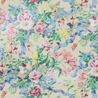 Nicole Floral Ribbon Fabric