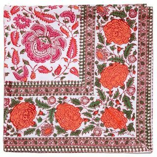 Riyad Napkin - Pink / Orange (sada 2)