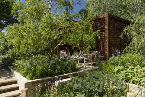 morris and co navrhla ruth willmott sponzorovaná morris co show garden rhs chelsea flower show 2022