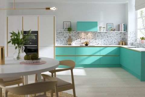 Wren Kitchens - Macaroon collection - Milano in Sprearmint