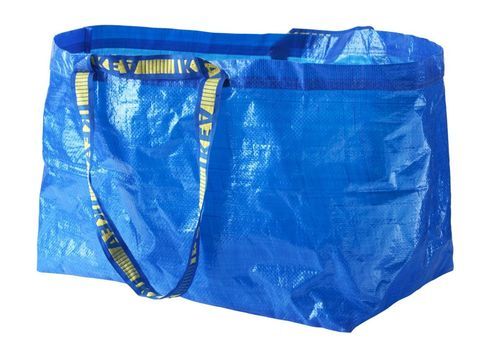 Modrá taška Ikea FRAKTA