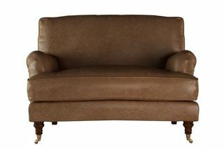 Zvonek Loveseat v Tan Vintage kůže