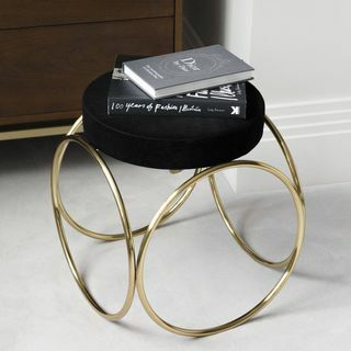 Luxusní sametová obručová stolička