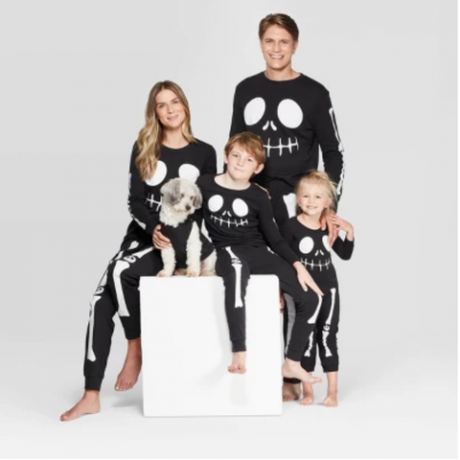 Kolekce kolekce Halloween skeleton Family pyžamo
