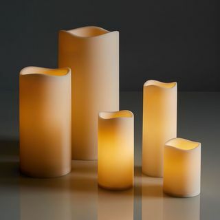 Bezplamenné sloupové svíčky