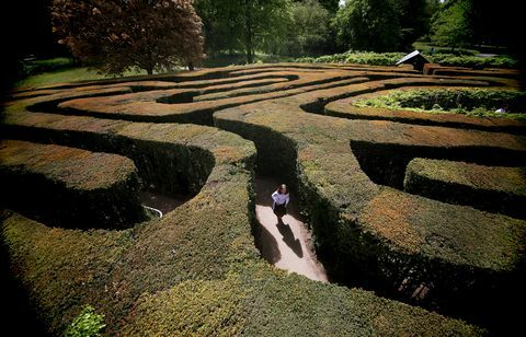 Hampton Court Maze vítá návštěvníky během víkendu o svátcích